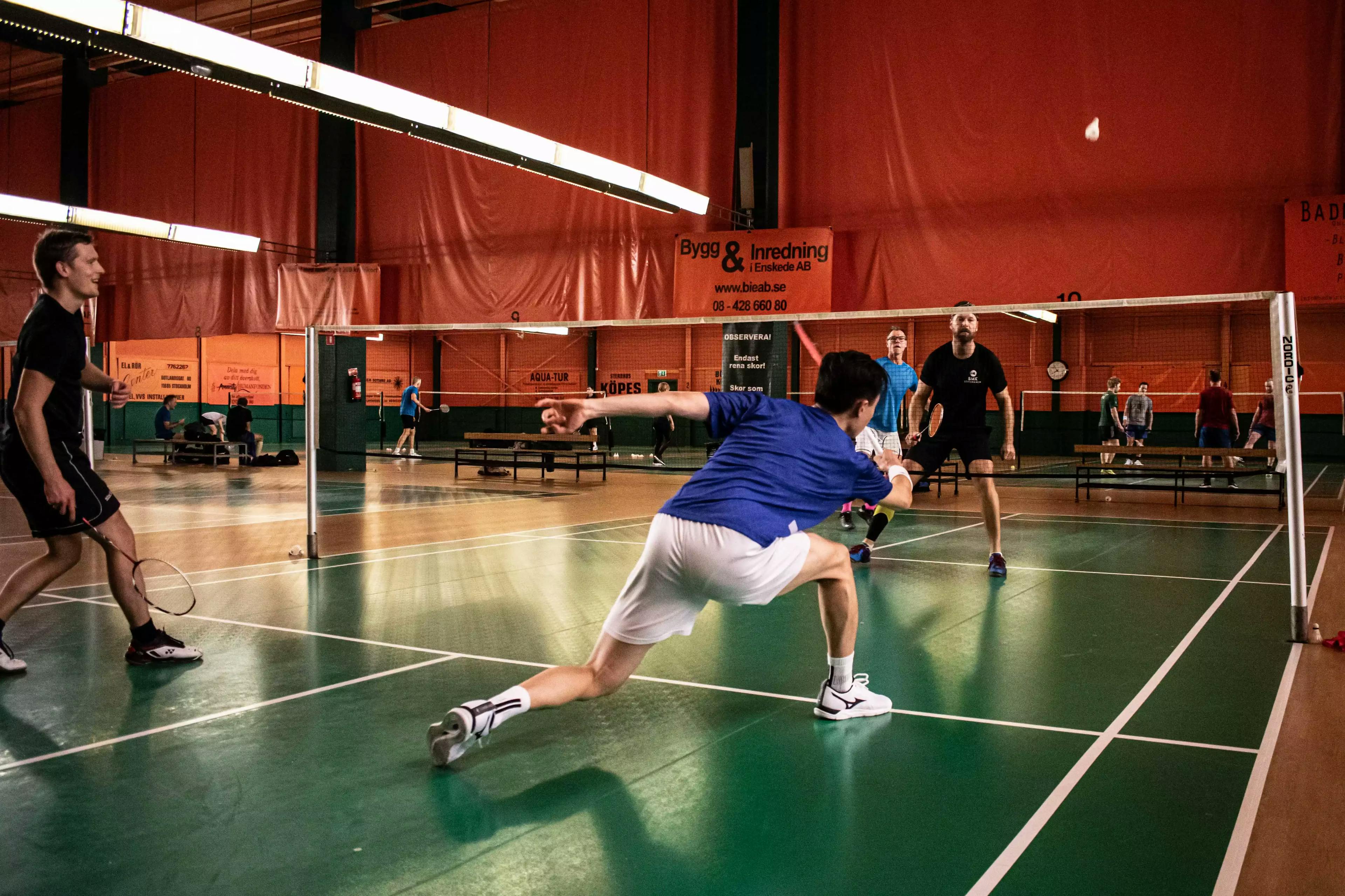 Badminton Action